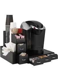 Mind Reader Single Serve Coffee Pod Drawer and Cup Condiment Set