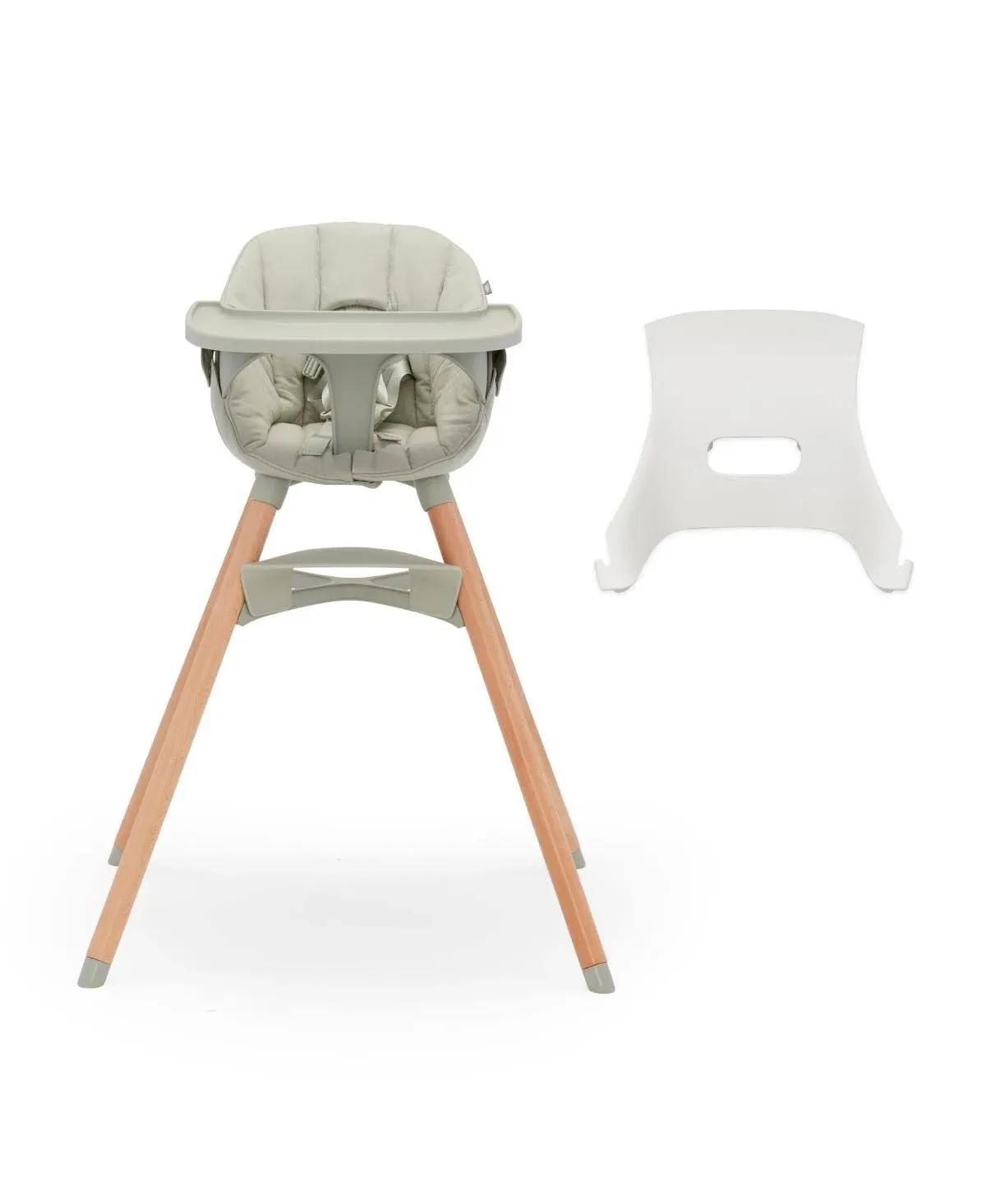 Lalo Infant to Toddler High Chair & Booster Bundle in Sage