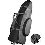 OutdoorMaster Padded Golf Travel Bag with Reinforced Wheels, 900D Heavy Duty and