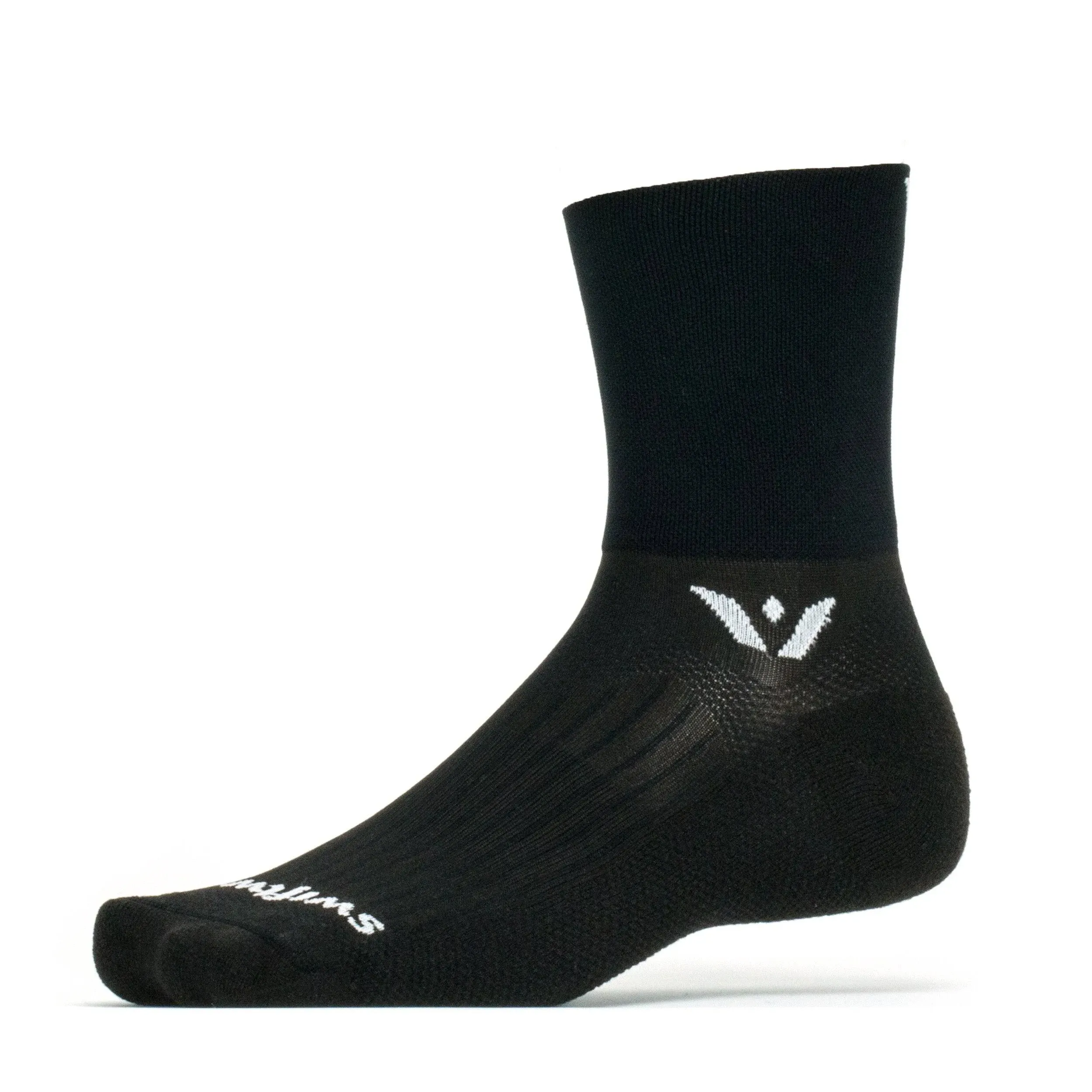 Swiftwick Aspire Four Socks (Black) (XL)