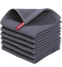 Homaxy 100% Cotton Kitchen Dish Cloths, Ultra Soft Absorbent Quick free shipping