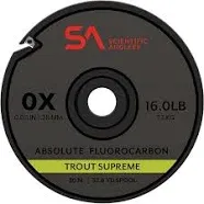 Scientific Anglers Absolute Trout Supreme Fluorocarbon Tippet // 0X-7X