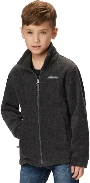 Columbia Boys' Steens Mt II Fleece Jacket, Charcoal Heather, M - 1510451-008-BB-M | Blain's Farm & Fleet