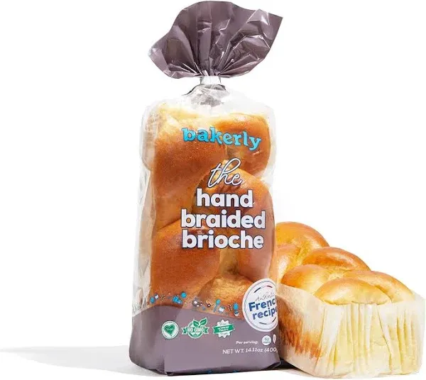 Bakerly Hand Braided Brioche Bread