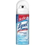 Lysol Crisp Linen Disinfectant Spray to Go 1.5oz