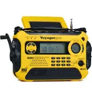 Kaito Voyager Pro Ka600 Digital Solar Dynamo Crank AM/FM/lw/SW & Noaa Weather Emergency Radio