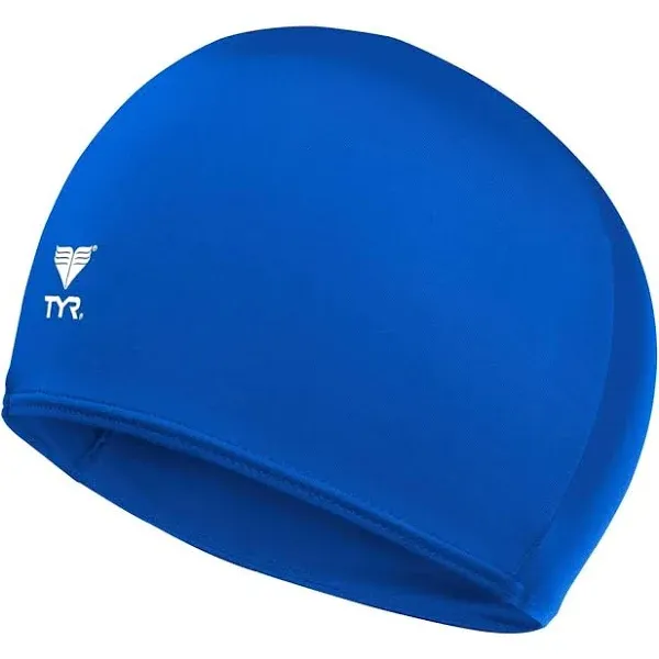 TYR Lycra Swim Cap Royal