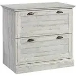 Sauder Barrister Lane 2-Drawer Lateral File Cabinet in White Plank