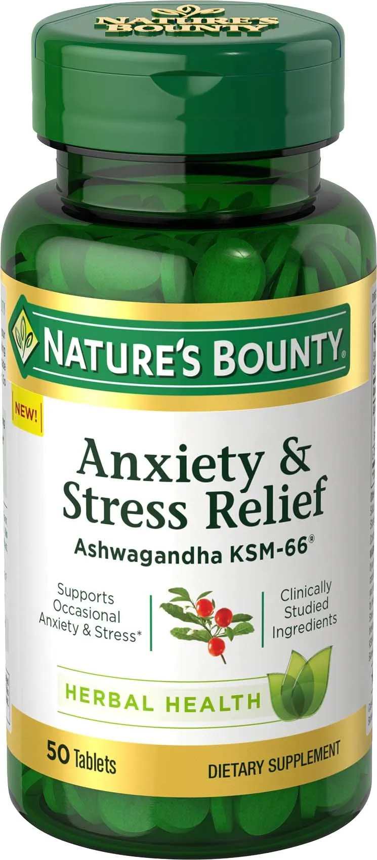 Nature's Bounty Anxiety & Stress Relief Tablets