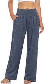 UEU Women's Casual Loose Wide Leg Cozy Pants