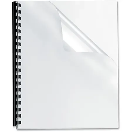 Fellowes Crystals Clear PVC Binding Covers (Letter, 100-Pack)