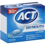 ACT Dry Mouth Soothing Mint Lozenges (3.7 oz)