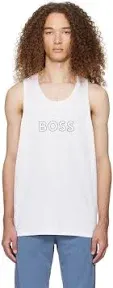 BOSS Men's Big Logo Beach Tank Top