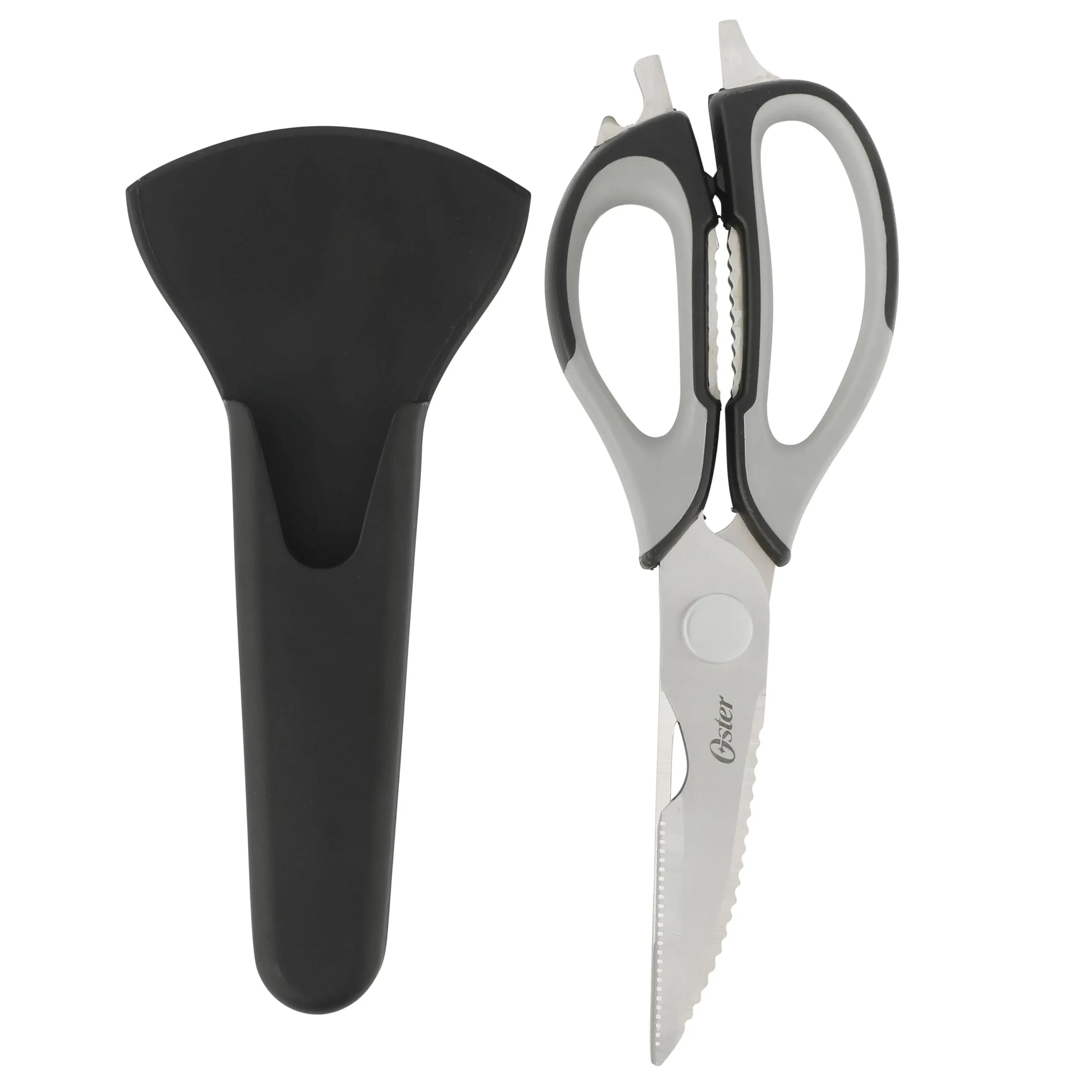 Oster Granger 2 Piece 9 inch Stainless Steel Multi-Purpose Scissors with Magnetic ...