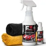 TopCoat F11 Polish & Sealer for Cars, Bikes and More – Water-Based Alternative to Ceramic Wax - 16 oz F11 Kit with Travel Bottle and 2 Microfiber Towels