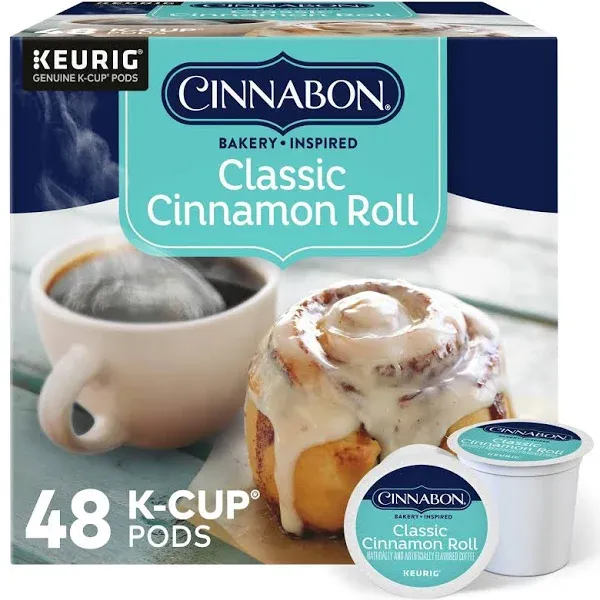 Cinnabon Classic Cinnamon Roll Coffee K-Cup