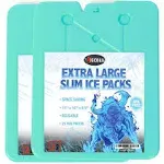 Kona XL Large Cooler Ice Packs - Reusable Long Lasting Ice Pack (-5 C) Space-Saving Slim Ice Packs | Dry Ice Packs, Freezer Packs & Reusable Ice