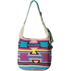 New The Sak Back To Bali Limited Edition Ragam 120 Crochet Hobo Handbag, Purse.