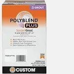 Custom Building Products PBPG6407-4 Polyblend Plus Sanded Grout Solid Powder Arctic White