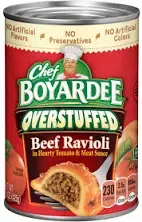 Chef Boyardee Overstuffed Beef Ravioli, 15 Oz Can