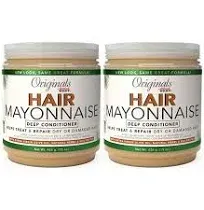 Originals By Africa's Best Hair Mayonnaise Conditioner, 2 Pack, 15 oz Jar, Enriched with Natural Botanical Herbal Extracts and Olive Oil to Deep