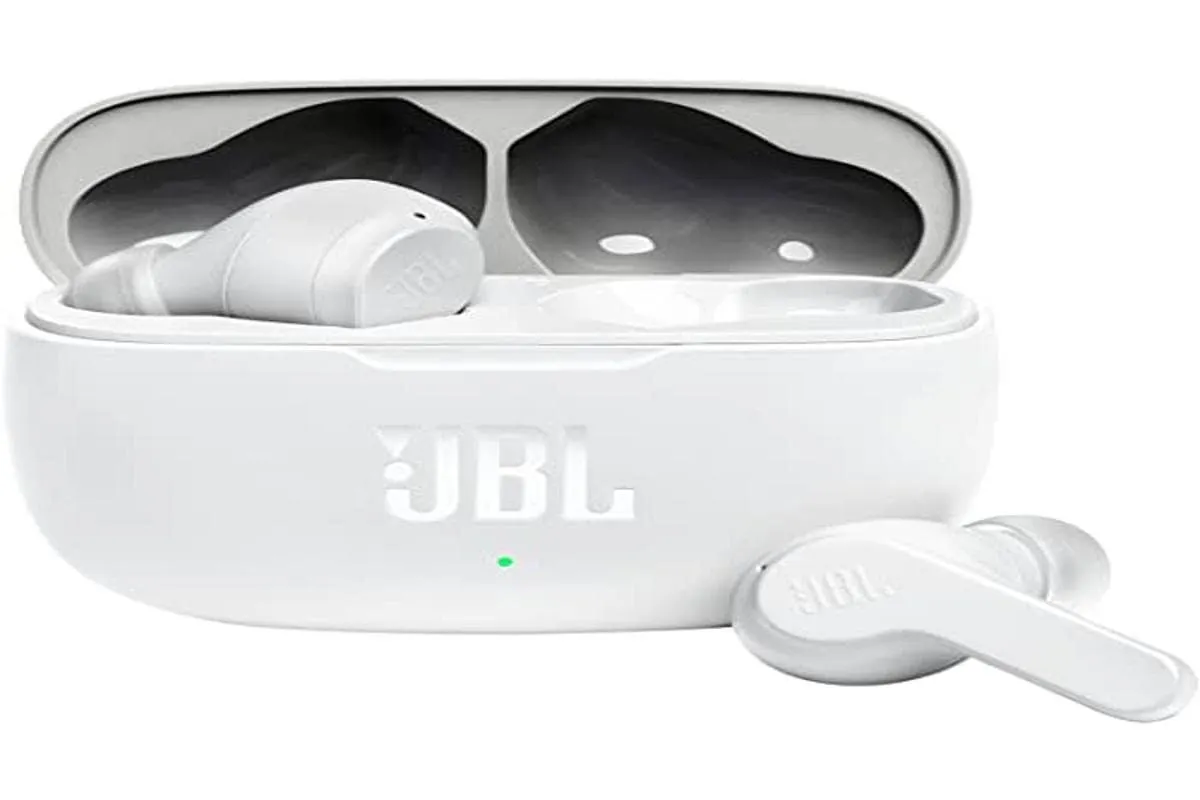 JBL Vibe 200TWS True Wireless Earbuds - White (Refurbished)