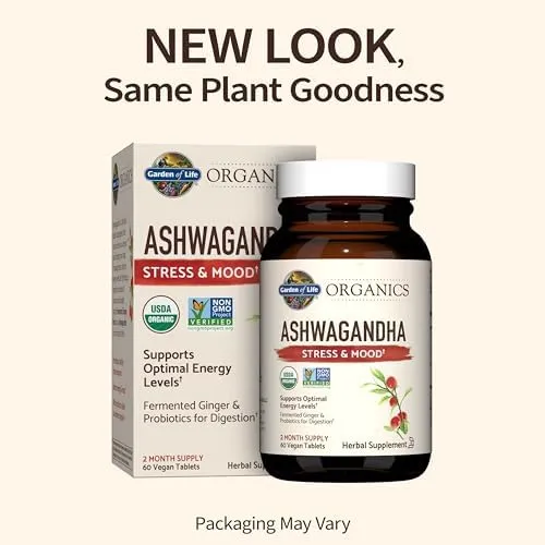 Garden of Life mykind Organics Ashwagandha Stress & Mood