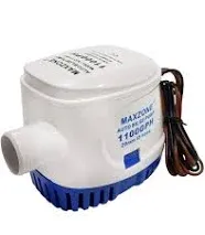 MAXZONE Submersible Boat Bilge Water Pump 12v 1100gph Automatic w/Float Switch