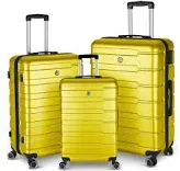 20/24/28 inch 3 Piece Luggage Sets,ABS Hardshell Hardside TSA Lock with Spinner Wheels