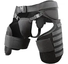 Damascus Gear: TG40 Imperial Thigh Groin Protector - Molle Attachment Straps, Lightweight EVA Foam, Adjustable (Medium/Large)