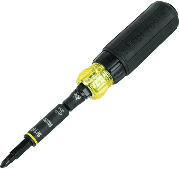 Klein Tools 32500HDRT 11-in-1 Impact Rated Ratcheting Screwdriver Nut Driver