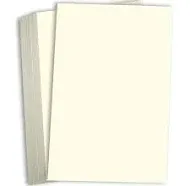 Hamilco White Cardstock - 8 x 10" Blank 100 lb Cover Card Stock - 50 Pack