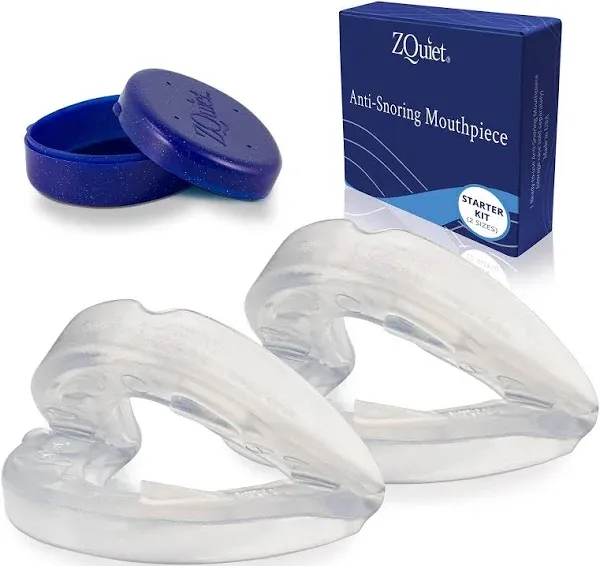 , Anti-Snoring Mouthpiece, Comfort Size #1, Single Refill, Clear, Made in USA...