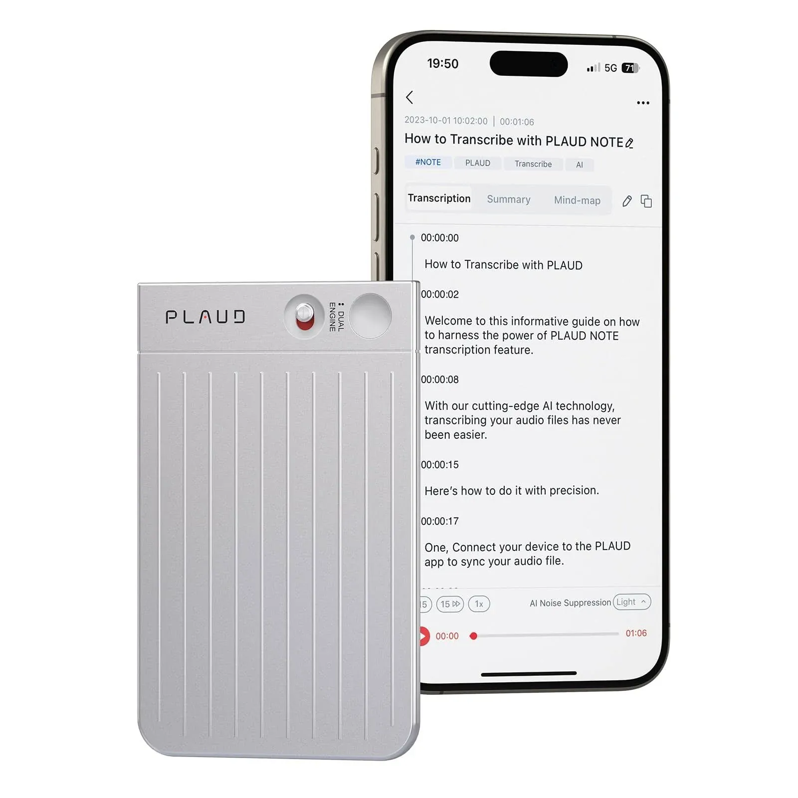 PLAUD NOTE Smart AI Voice Recorder