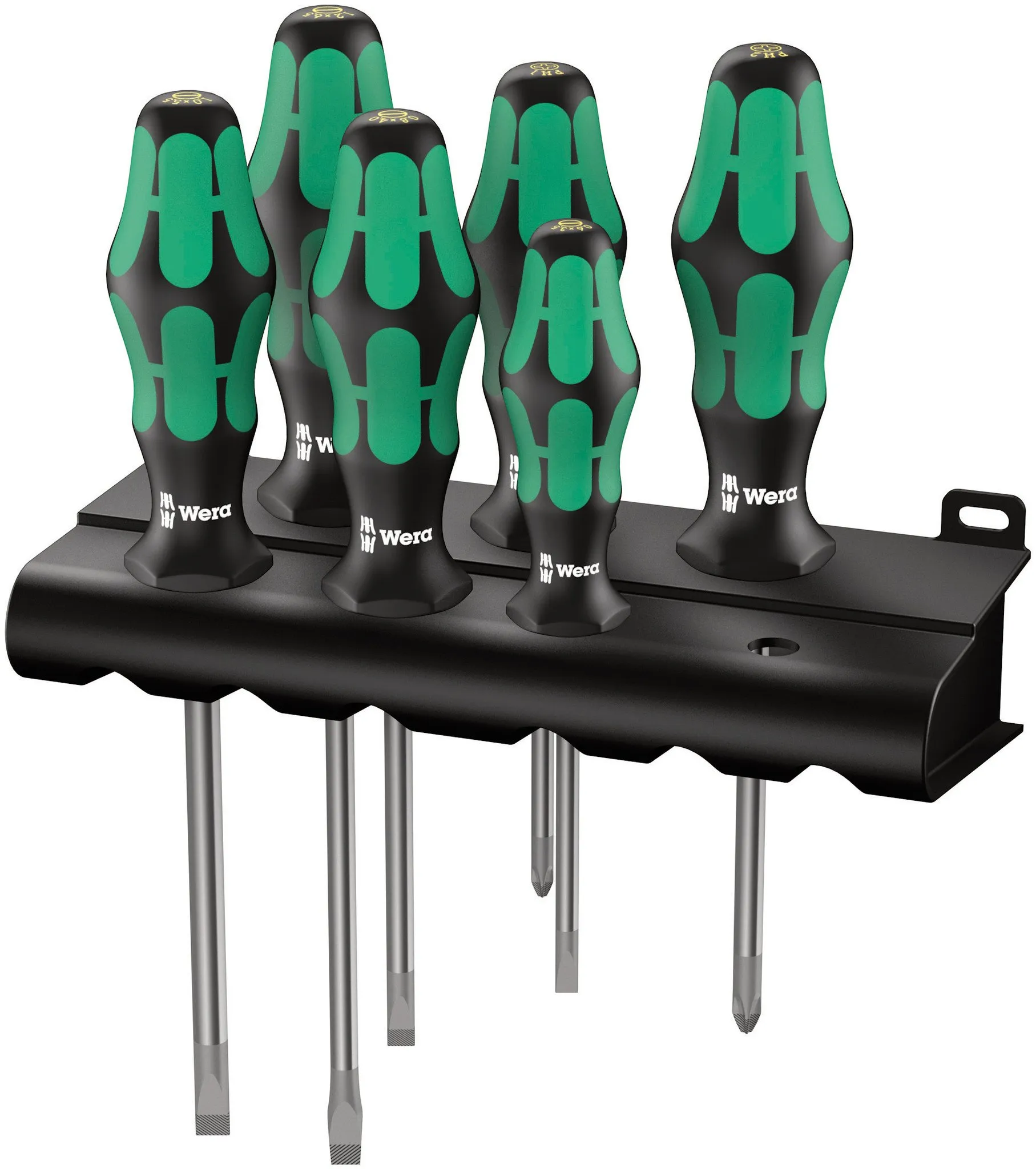 Wera 334/6 Rack Screwdriver Set