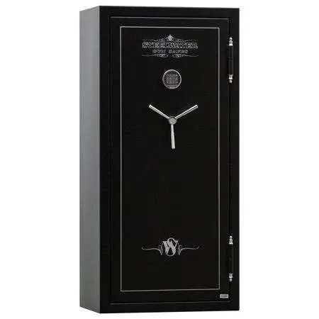 STEELWATER GUN SAFES New and Improved Steelwater Heavy Duty 20 Long Gun Fire Protection for 60 Minutes AMSW592818-blk