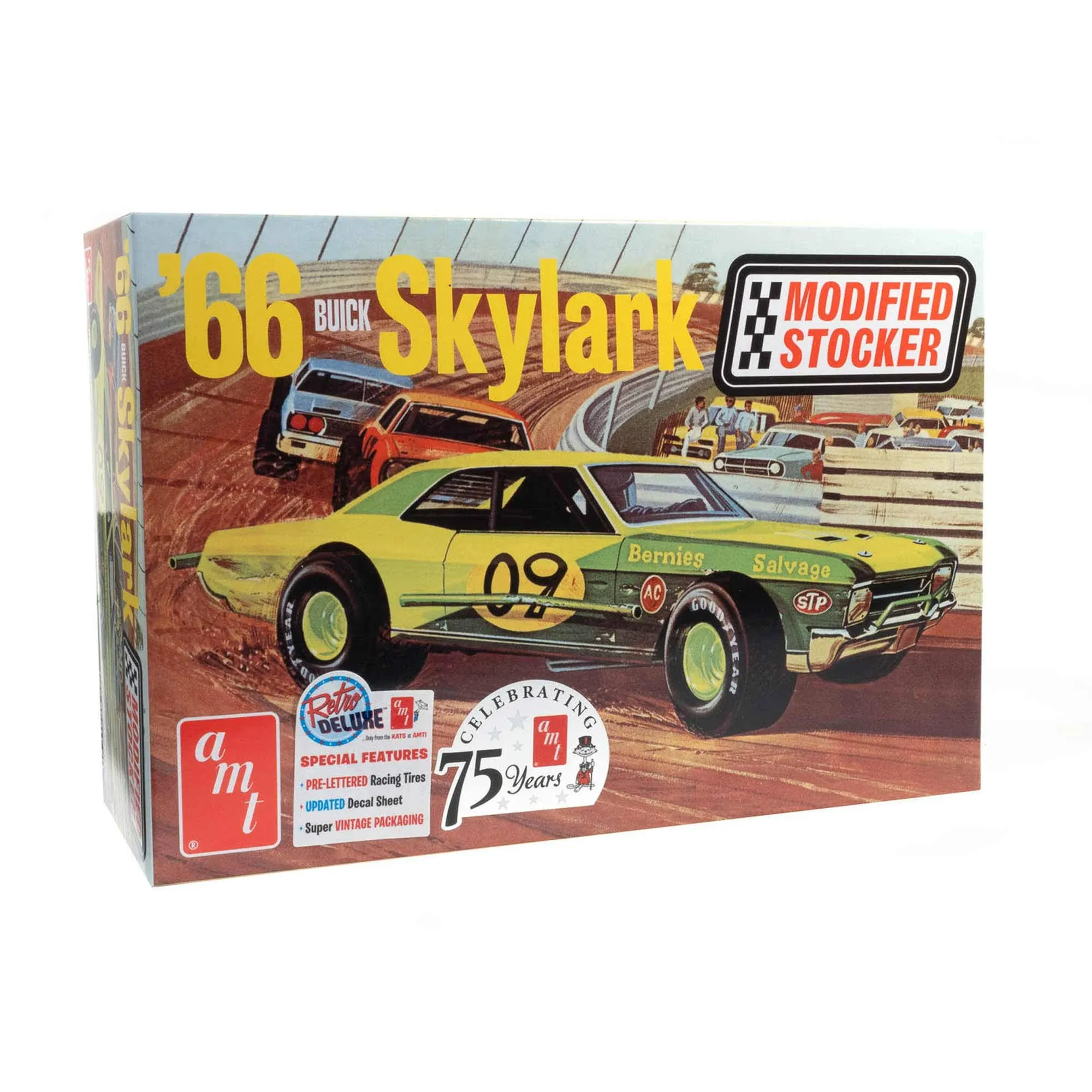 AMT 1398/12 ‘66 BUICK SKYLARK MODIFIED STOCKER MODEL KIT-NIB-1/25 SCALE