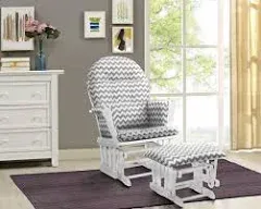 Angel Line Windsor Glider and Ottoman