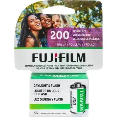 FujiFilm 200 Speed 24 Exposure Color Film Expired 12/2002