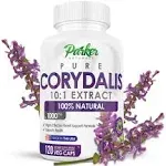 Parker Naturals Pure Corydalis Natural Relief to Alleviate Minor Aches Extract -