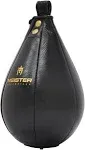 SpeedKills Black Leather Speed Bag - Lightweight, Medium Size for Fast Training