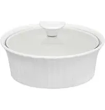 Corningware 2.5 Qt Round Casserole with Glass Cover