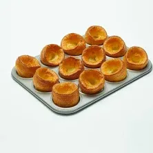 Toughened Yorkshire Pudding Pan 12 Hole - Yorkshire Pudding Tin British Yorks...