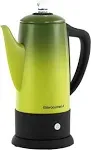 Elite EC812G 12 Cup Coffee Percolator - Vintage Green