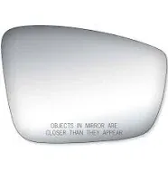 KSource Passenger Side Power Mirror Glass Clear 6-3/8&#034; x 4-1/2&#034; 90273 