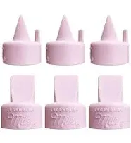 Legendairy Milk Duckbill Valves Pumping Accessory Set of 6 with Pull Tab New