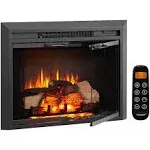 LegendFlame Carl 35" W Electric Fireplace Insert (EF264), Fireplace Heater 750/1500W, Fire Crackling Sound, Remote Control…