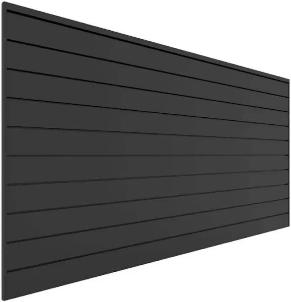 Proslat 8 ft. x 4 ft. PVC Slatwall