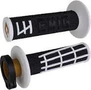 ODI EMIG 2.0 - V2 LOCK-ON MX MOTORCYCLE GRIPS BLACK/WHITE