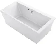 Kohler K-24011-W1 Stargaze 60" Free Standing Acrylic Soaking Tub with - White